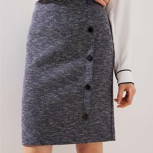 LOFT Gray pencil skirt